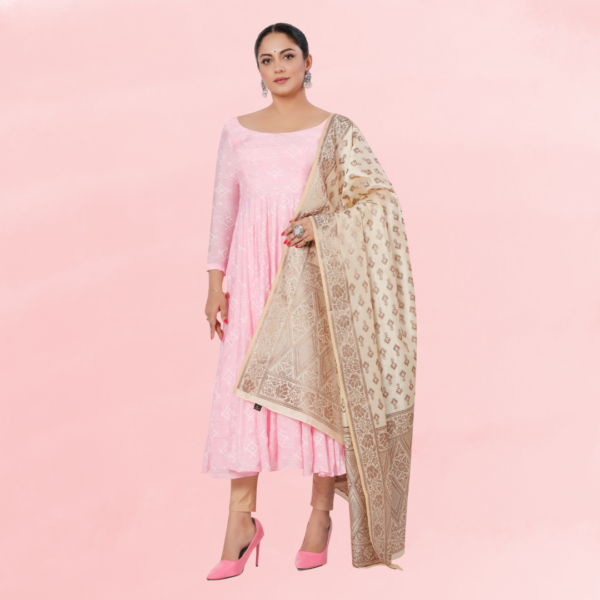 Art Silk Woven Ethnic Motif Dupatta With Rich Border