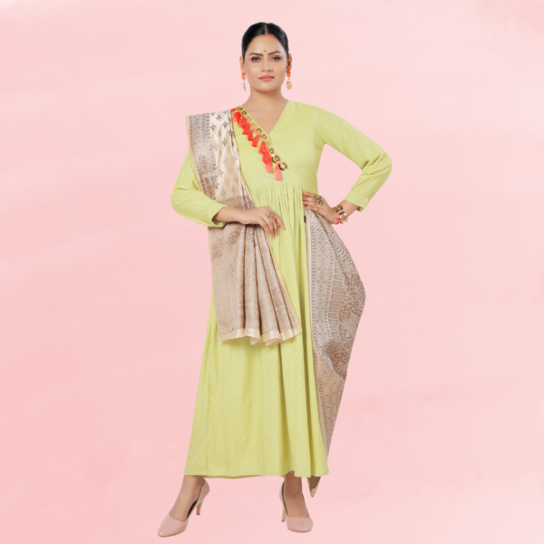 Art Silk Woven Ethnic Motif Dupatta With Rich Border