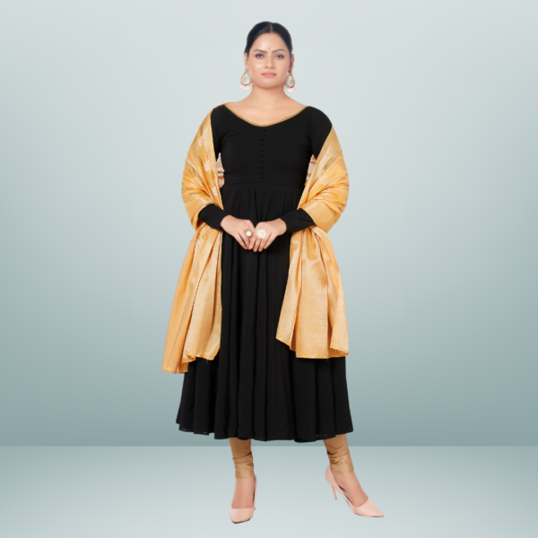 Chanderi Dupatta With Kasab Zari