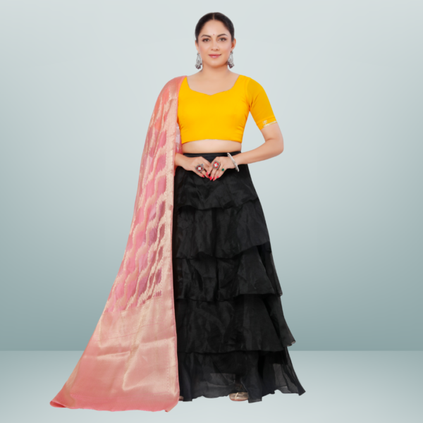 Chanderi Dupatta With Kasab Zari