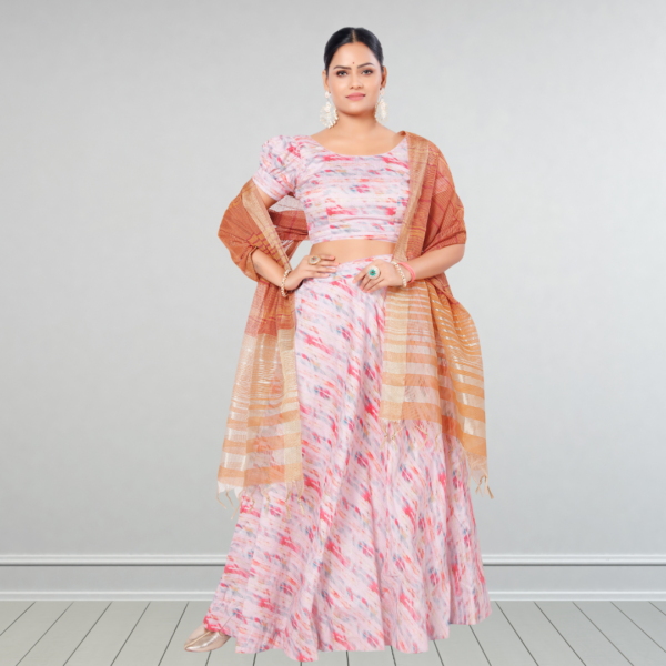 Chanderi Multi Zari Dupatta