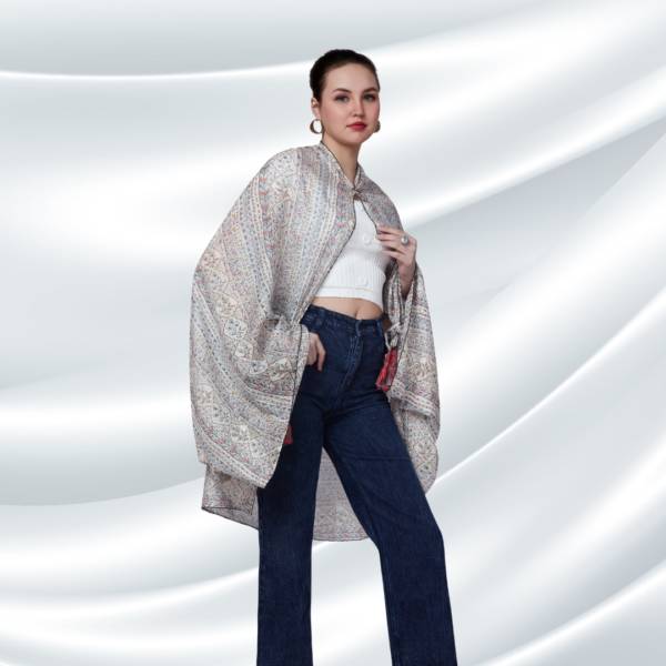 Liva Modal Aztec Print Western Dupatta - Image 3