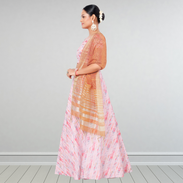 Chanderi Multi Zari Dupatta - Image 2