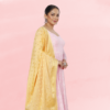 Poly Chanderi Golden Booti Dupatta - Image 2