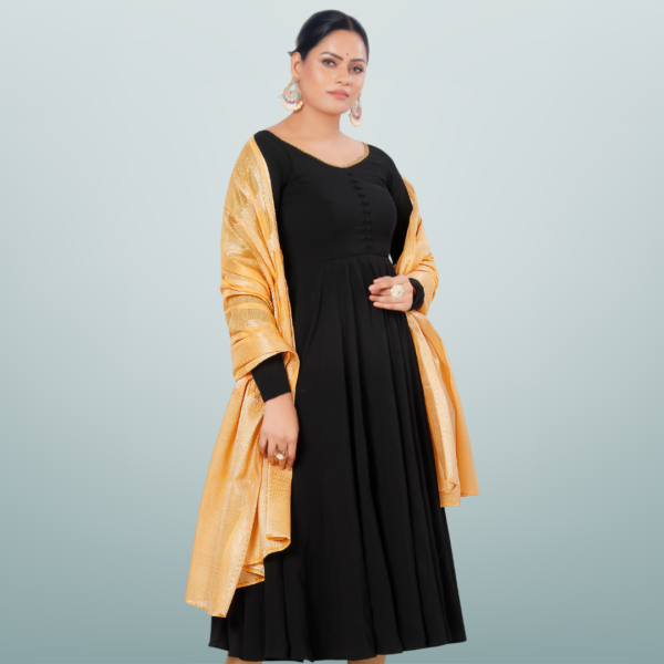 Chanderi Dupatta With Kasab Zari - Image 3