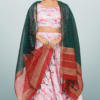 Chanderi Silk Woven Dupatta With Jacquard Booti - Image 3