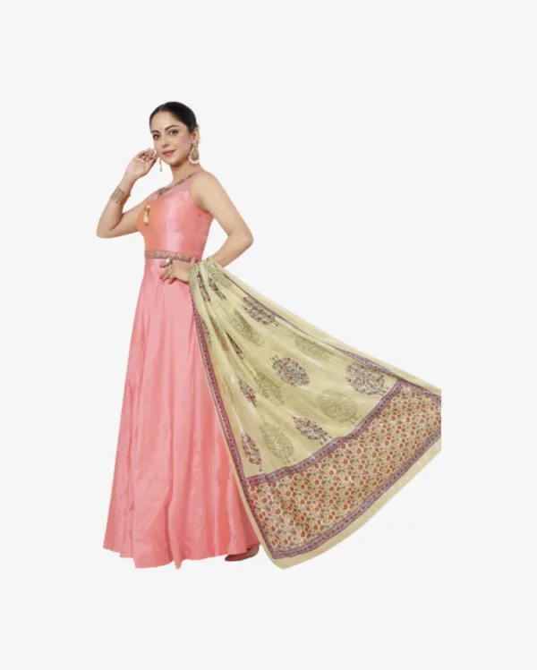 Polyester Lurex Digital Print Dupatta