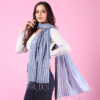 Liva Eco Viscose Indigo Printed Stole - Image 4