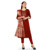 Plain Orgenza Booty Dupatta - Image 2