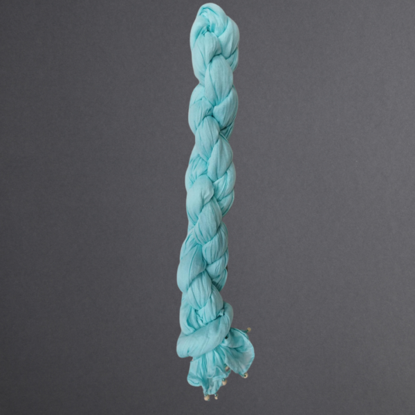 Plain Cotton Dupatta with Beads - Image 2