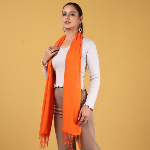 Plain Liva Eco Viscose Rayon Stole