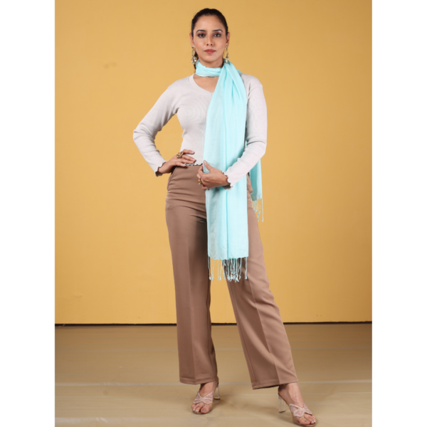 Plain Liva Eco Viscose Rayon Stole - Image 2