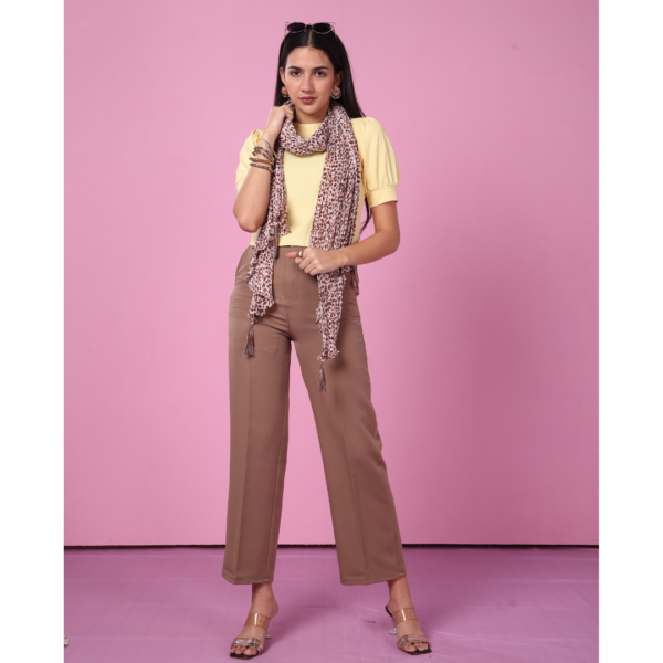 Printed Crush Cotton Embellished Stole - Image 2