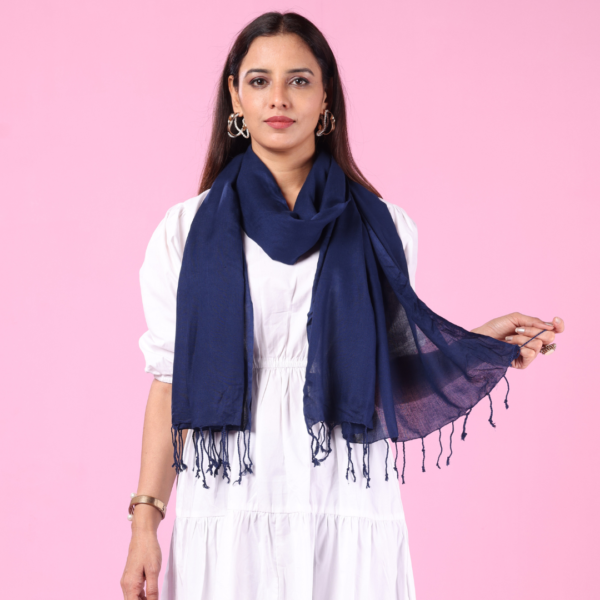 Plain Liva Eco Viscose Rayon Stole